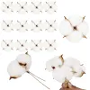 Artificial cotton Springos CA1215 12 pcs, Christmas decorations on wire