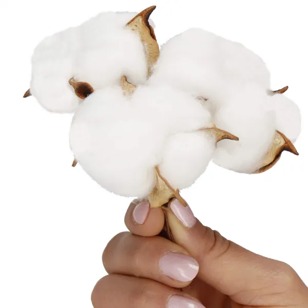 Artificial cotton Springos CA1215 12 pcs, Christmas decorations on wire