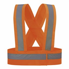 Reflective Safety Bib JUBA HVTORA Orange High visibility