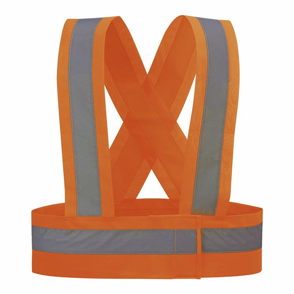 Reflective Safety Bib JUBA HVTORA Orange High visibility