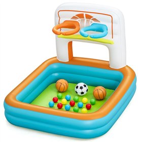 Bestway Inflatable Kids Pool with Baskets, Balls 120x107x84 cm +2 Years Garden 52728