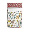 Quilted Zipper Bedding HappyFriday Moshi Moshi Harvestwood Multicolour 105 x 200 cm