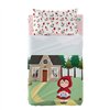 Bedding set HappyFriday Mr Fox Red Riding Hood Multicolour Baby Crib 2 Pieces