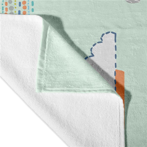 Bath towel HappyFriday Moshi Moshi Holidays Multicolour 70 x 150 cm