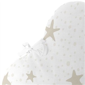 Cot protector HappyFriday Basic Kids Little star Beige 60 x 40 cm