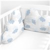 Cot protector HappyFriday Basic Kids Clouds Blue 60 x 40 cm