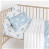 Cot protector HappyFriday Basic Kids Clouds Blue 60 x 40 cm