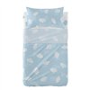Bedding set HappyFriday Basic Kids Clouds Blue 2 Pieces
