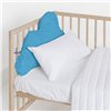 Cot protector HappyFriday Basic Kids Cloud Turquoise 60 x 40 cm