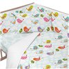 Cot protector HappyFriday Mr Fox Little birds Multicolour 210 x 40 cm