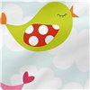 Cot protector HappyFriday Mr Fox Little birds Multicolour 210 x 40 cm