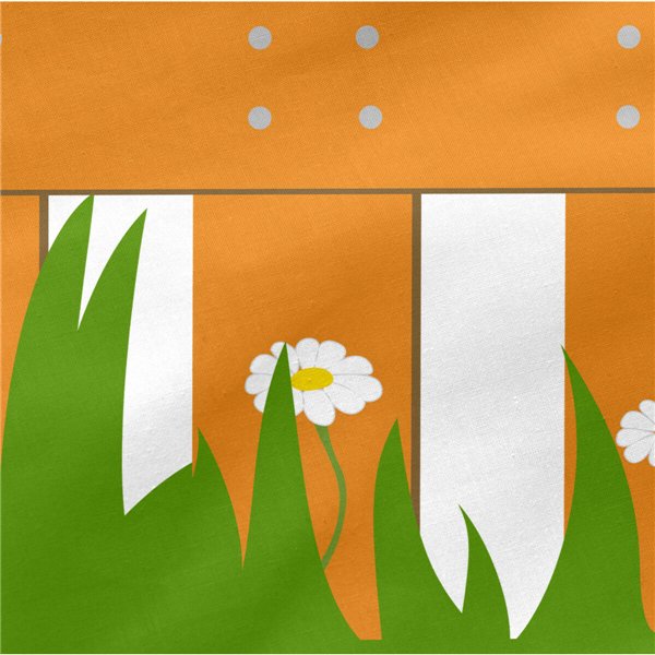 Cot protector HappyFriday Mr Fox Piggys Multicolour 210 x 40 cm