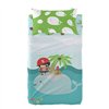 Bedding set HappyFriday Happynois Pirata Multicolour Baby Crib 2 Pieces