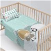 Bedding set HappyFriday Happynois Skymo Day Multicolour Baby Crib 2 Pieces
