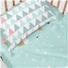 Bedding set HappyFriday Happynois Skymo Day Multicolour Baby Crib 2 Pieces