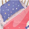 Bedding set HappyFriday Happynois Moon Dream Multicolour Baby Crib 2 Pieces
