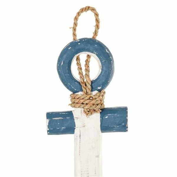 Hanging decoration Alexandra House Living White 6 x 40 x 30 cm Anchor