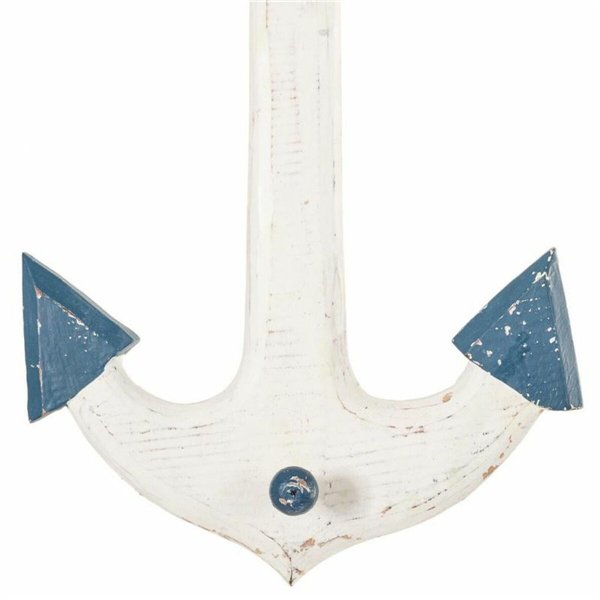 Hanging decoration Alexandra House Living White 6 x 40 x 30 cm Anchor