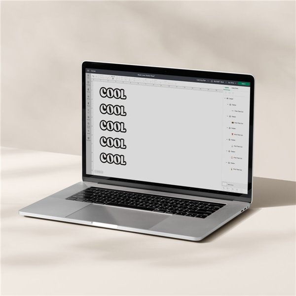 Thermal transfer vinyl sheet Cricut 2010364 (10 Units)