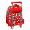 School Rucksack with Wheels Safta Let's Race White