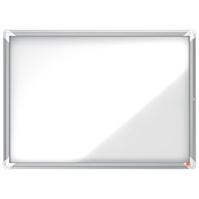 Bulletin board Nobo White Aluminium Crystal 69,2 x 97,2 x 4,5 cm