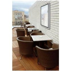 Cork board Nobo White Aluminium