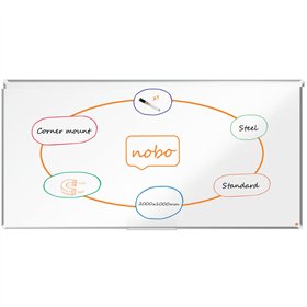 Magnetic board Nobo Premium Plus White Aluminium Steel