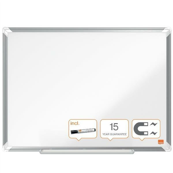 Magnetic board Nobo Premium Plus White Aluminium Steel