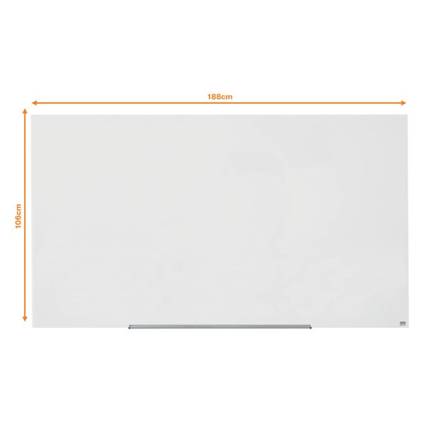 Magnetic board Nobo Impression Pro White Crystal 190 x 100 cm
