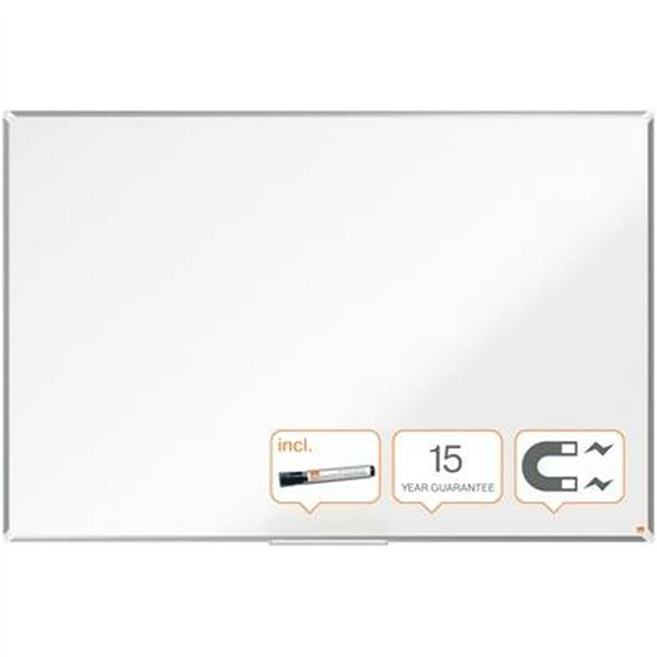 Magnetic board Nobo Premium Plus White Aluminium Steel