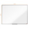 Magnetic board Nobo Essence White Steel 120 x 90 cm