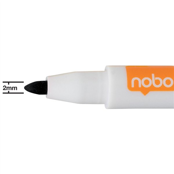 Whiteboard marker Nobo Black 6 Units (6 Units)