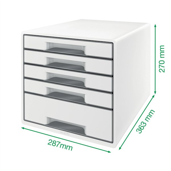 Filing Cabinet Leitz WOW CUBE White