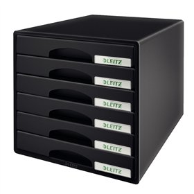 Filing Cabinet Leitz Buc de cajones Plus Black