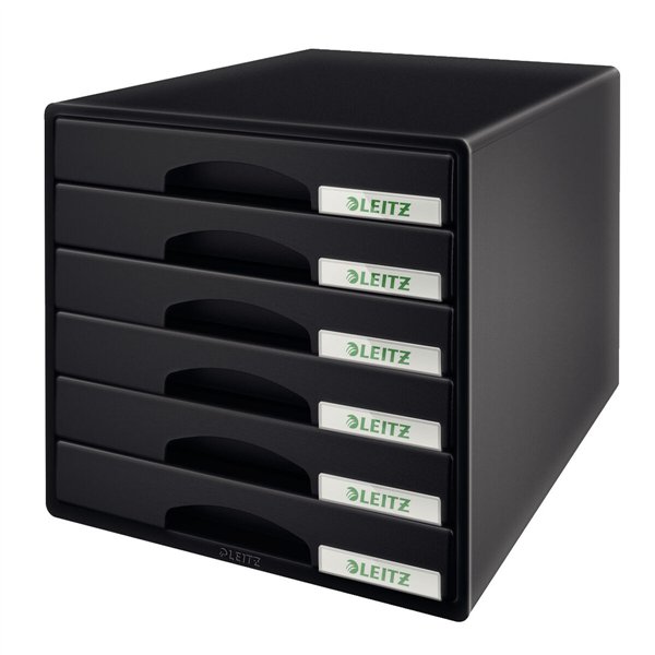 Filing Cabinet Leitz Buc de cajones Plus Black