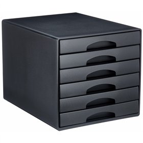 Filing Cabinet Leitz Buc de cajones Plus Black