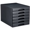Filing Cabinet Leitz Buc de cajones Plus Black