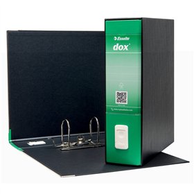 Refillable storage binder Rexel Dox 1 Green A4