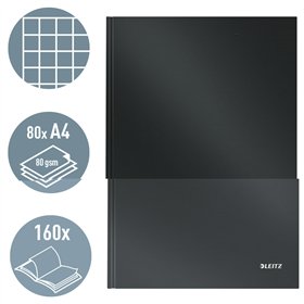 Notepad Leitz Solid Black A4 80 Sheets