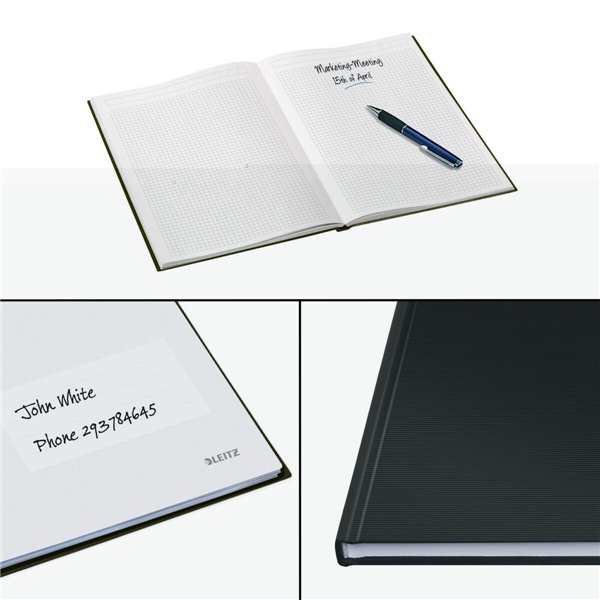 Notepad Leitz Solid Black A4 80 Sheets