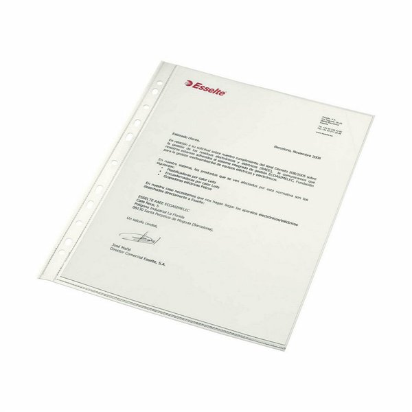 Covers Esselte Transparent A4 polypropylene