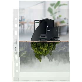 Covers Leitz Black Transparent polypropylene Plastic