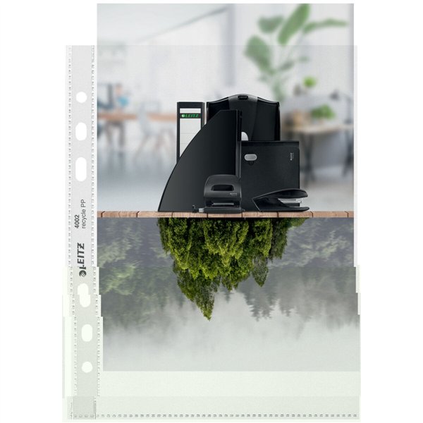 Covers Leitz Black Transparent polypropylene Plastic
