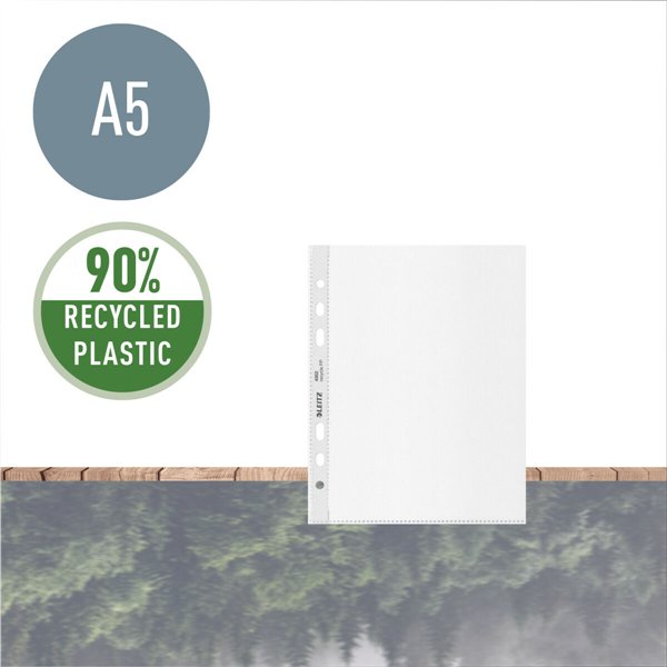 Covers Leitz Black Transparent polypropylene Plastic