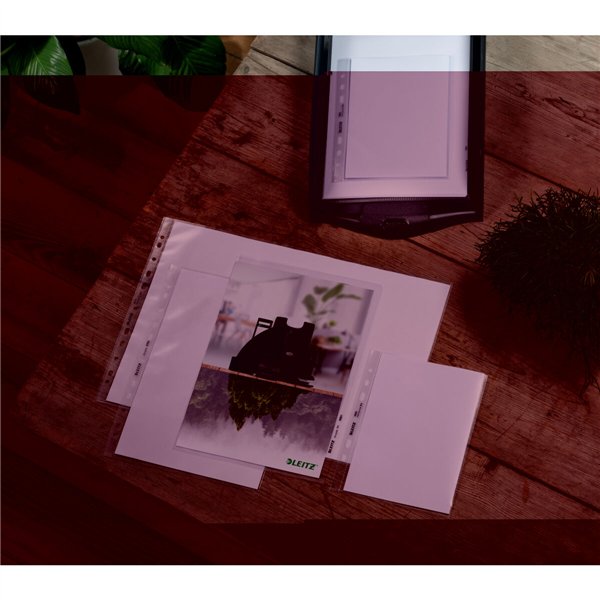 Covers Leitz Black Transparent polypropylene Plastic