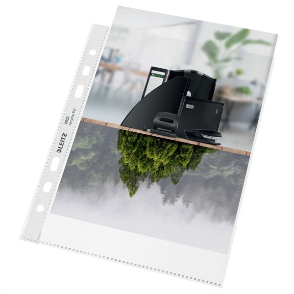 Covers Leitz Black Transparent polypropylene Plastic