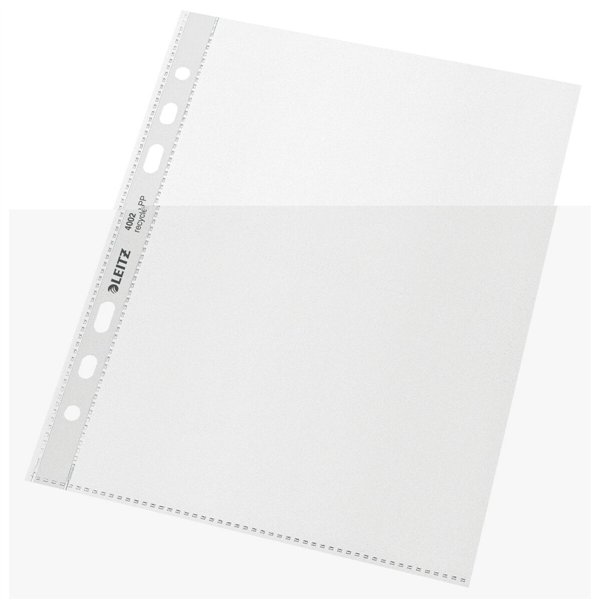 Covers Leitz Black Transparent polypropylene Plastic