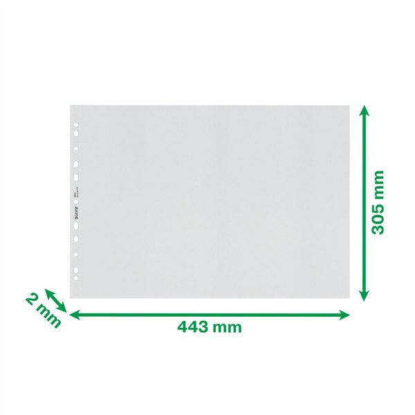 Covers Leitz Transparent A3 Recycled 25 Units