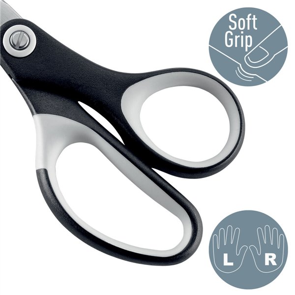 Scissors Leitz Quality 150 mm Black