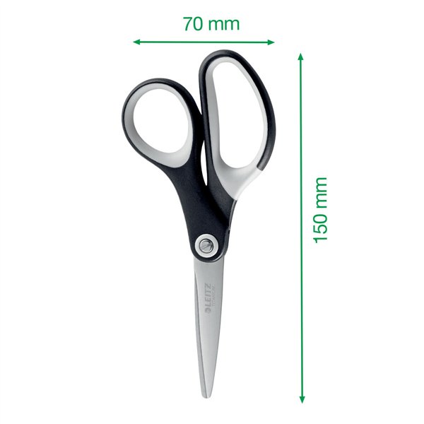 Scissors Leitz Quality 150 mm Black